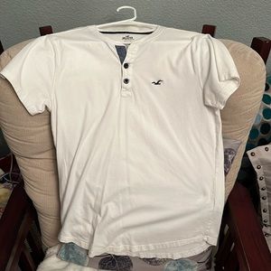 Adult xs white Hollister dress tee